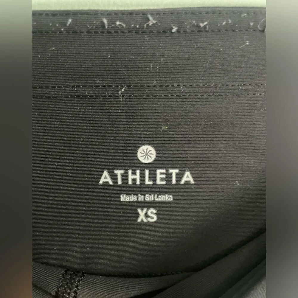 Athleta black white